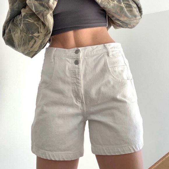 Vintage Pants - Guess Jeans // white shorts
